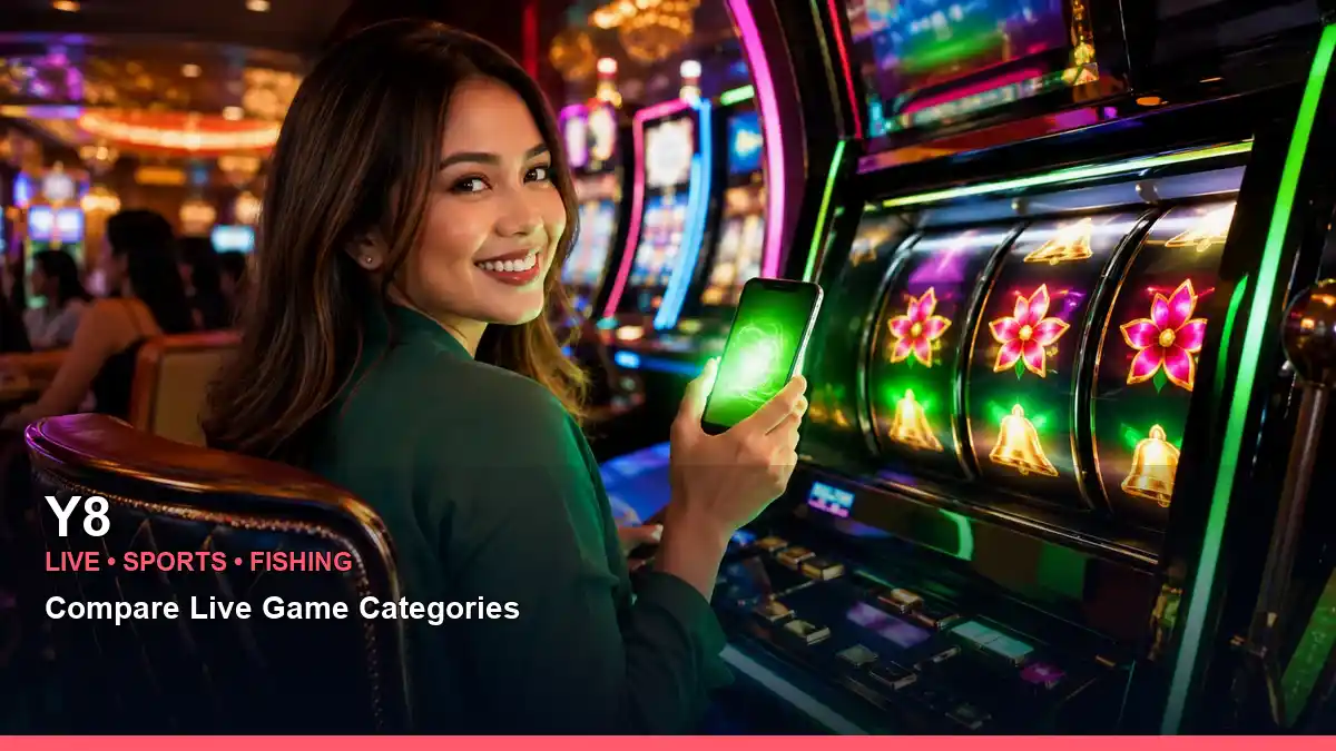 Y8 dynamic casino first deposit rewards highlighting mobile-friendly casino play